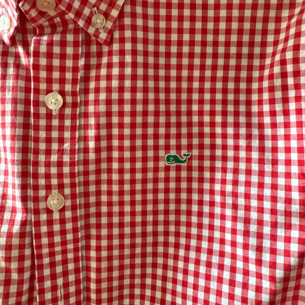 Boys Vineyard Vines Size Large Whale Shirt